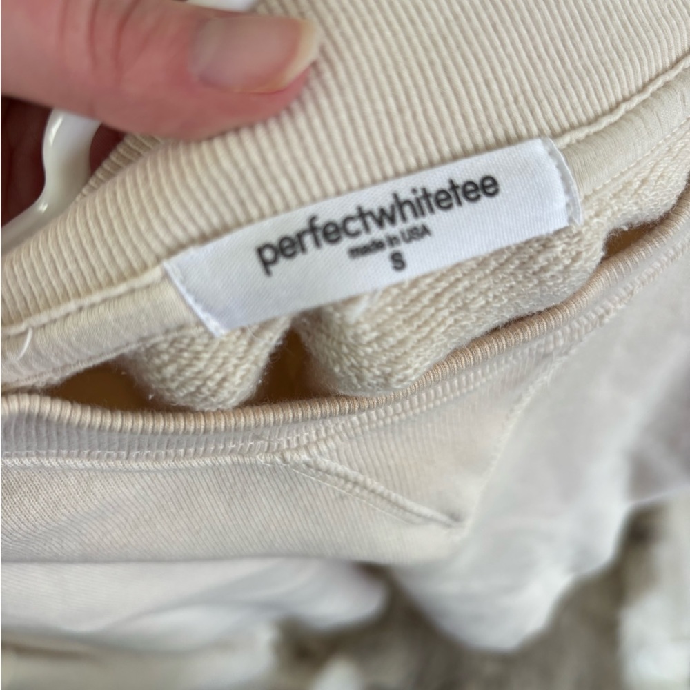 Perfect White Tee Sweatshirt - Picture 8 of 8